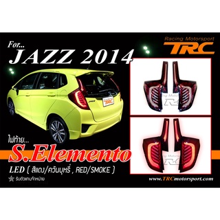 JAZZ 2014 2015 2016 ไฟท้าย S.Elemento (สีดำ BLACK)