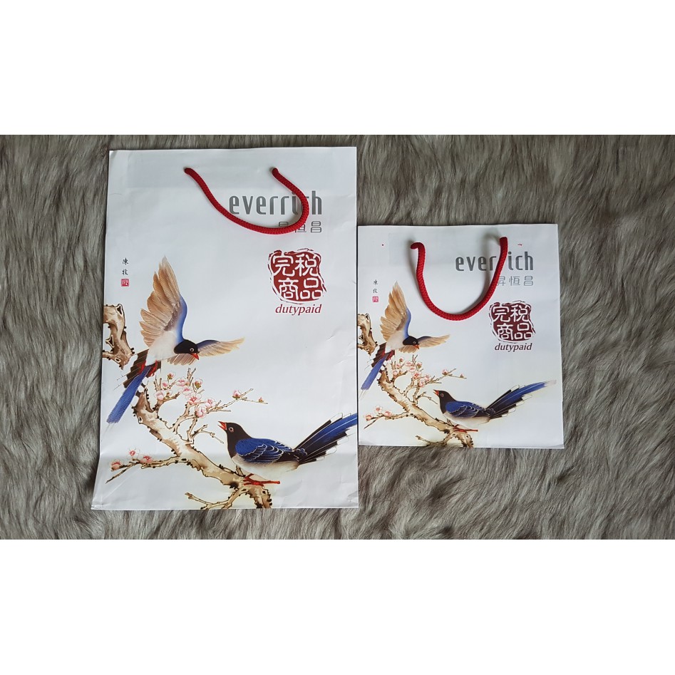 ถุงกระดาษ everrich duty free TAIWAN