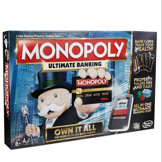 Hasbro Gaming Monopoly Board Game Ultimate Banking Edition Credit Card เกมเศรษฐี แบบรูดการ์ด บัตรเคร