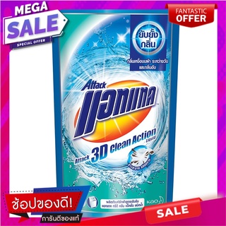 แอทเทคทรีดีคลีนแอ็คชั่นน้ำยาซักผ้าสูตรเข้มข้น 770มล. ถุงเติม Attec 3 De Clean Action Concentrated Liquid Detergent 770 m
