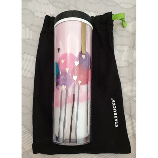 (พร้อมส่ง)*New*Starbucks Valentine Baloons tumbler 16 oz.