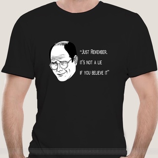 เสื้อยืดผู้ ใหม่ เสื้อยืดลําลอง แขนสั้น พิมพ์ลาย George Costanza Funny Quote Seinfeld สําหรับผู้ชาย S-5XL