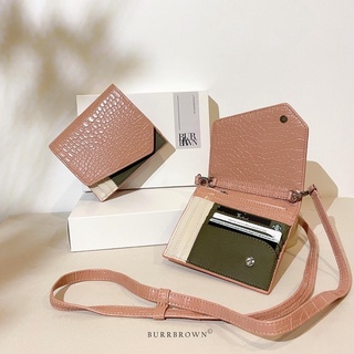 Burrbrown - Beach Peach - Cardholder crossbody wallet