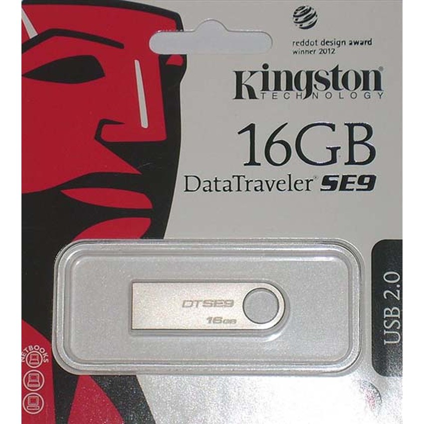 Kingston แฟลชไดร์ฟ FLASH DRIVE SE9 รุ่น DTSE9H/16GB ของแท้