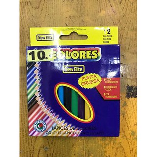 10บาท สีไม้ colores กล่องเล็ก 12 สี