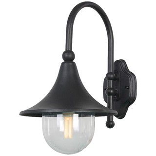 Outdoor branch lights WALL LIGHT BRACKET OUTDOOR 430/W BK CARINI AL/PL CS BLACK External lamp Light bulb ไฟกิ่งภายนอก โค