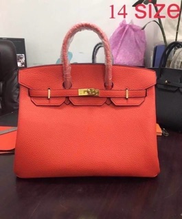 กระเป๋า Hermes งานพรีเมี่ยม Size : 14 นิ้ว อปก : กระเป๋า, ถุงผ้า