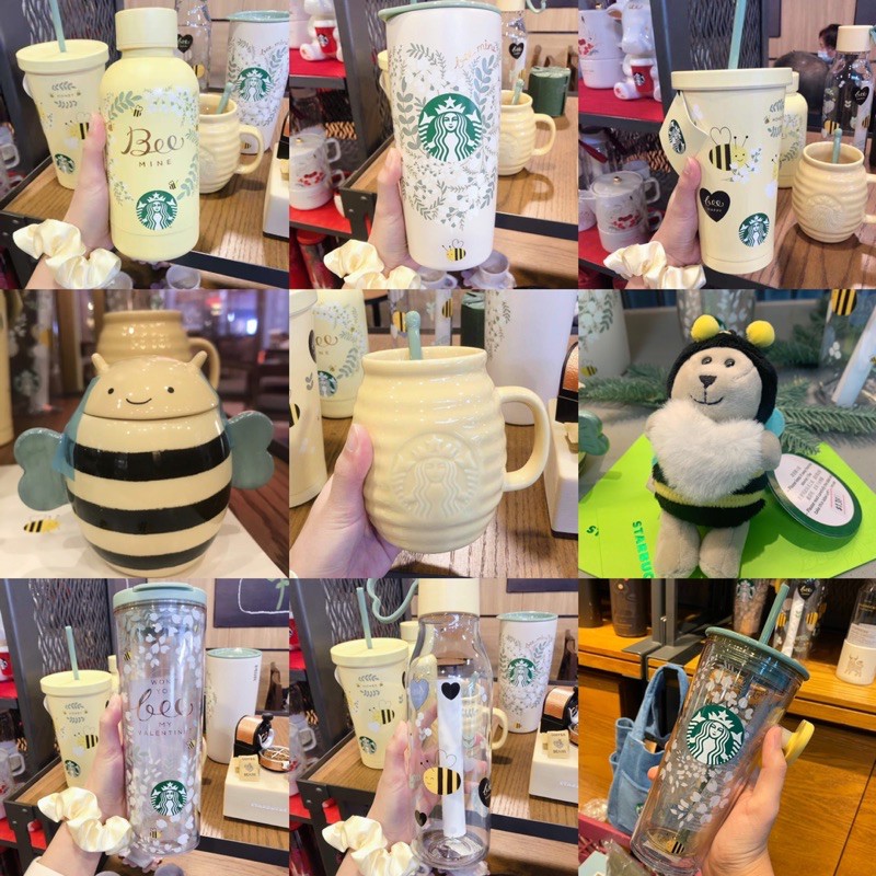 Starbucks Bee Mine Collection • ซีรีส์น้ําผึ้ง Star Cherry ของแท้