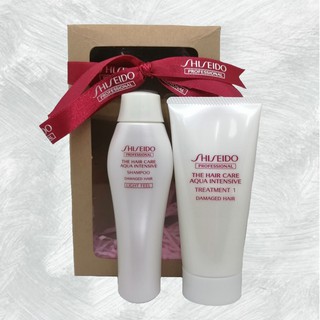 *Travel set* SHISEIDO THE HAIR CARE AQUA INTENSIVE *Airy Feel* 50ml สำหรับผมเส้นเล็ก