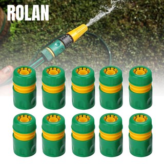 10Pcs 1/2" Garden Tap Water Hose Pipe Quick Connectors Irrigations Thread Joint System