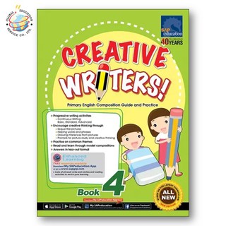 Global Education หนังสือแบบฝึกหัดการเขียนเรียงความ Learning+ Creative Writing Workbook 4