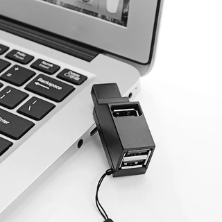 อะแดปเตอร์ฮับ USB 3.0 Mini 3 พอร์ต ความเร็วสูง 5Gbps แบบพกพา สําหรับแล็ปท็อป คอมพิวเตอร์