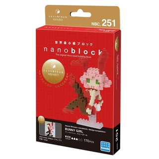 ของแท้จากญี่ปุ่น🧡 Kawada NBC 251 Nanoblock Bunny Girl ตัวต่อนาโนบล็อคบันนี่