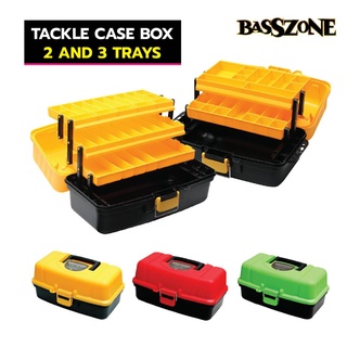 กล่องใส่อุปกรณ์ตกปลา BASSZONE TACKLE CASE BOX 2 ชั้น 3 ชั้น ไทบ้านฟิชชิ่ง - ThiBaan Fishing