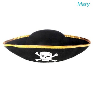 อุปกรณ์เสริมหมวก Mary Tri Pirate Hat - สามมุมสําหรับแต่งกายหมวก