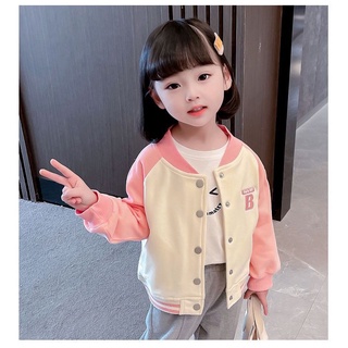 [Babycat] ใหม่ พร้อมส่ง เสื้อแจ็กเก็ตเบสบอล ลายหมี Jamie Bear สีชมพู แฟชั่นฤดูใบไม้ผลิ ฤดูใบไม้ร่วง สไตล์ตะวันตก 2022