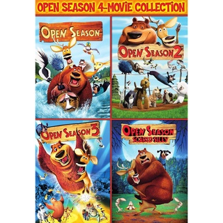 OPEN SEASON คู่ซ่าส์ป่าระเบิด ภาค 1-4 DVD Master พากย์ไทย