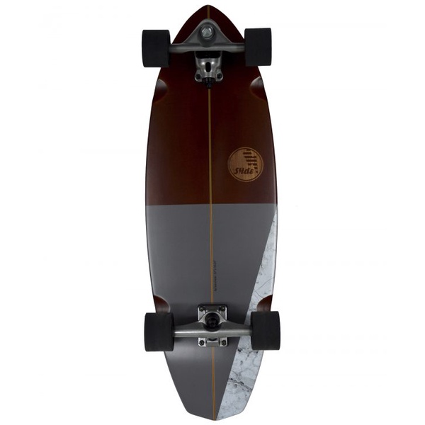 Slide SurfSkate Surf Skateboard - 32" Diamond Koa Complete