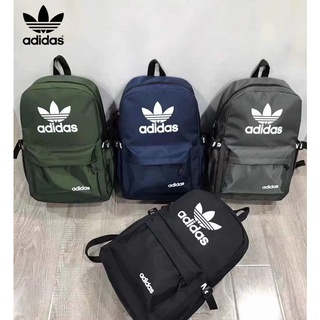 Adidas กระเป๋าเป้แฟชั่นลำลองสำหรับผู้ชายและผู้หญิงรุ่นใหม่