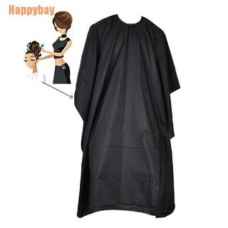 (Happybay) ผ้าคลุมตัดผม สีดํา สําหรับเด็ก และผู้ใหญ่ 1 ชิ้น