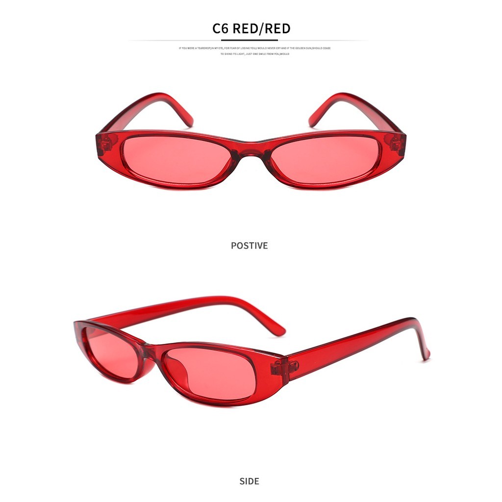 แว่นตากันแดด สไตล์วินเทจ ขนาดเล็ก สำหรับผู้หญิง - รูปที่ 6