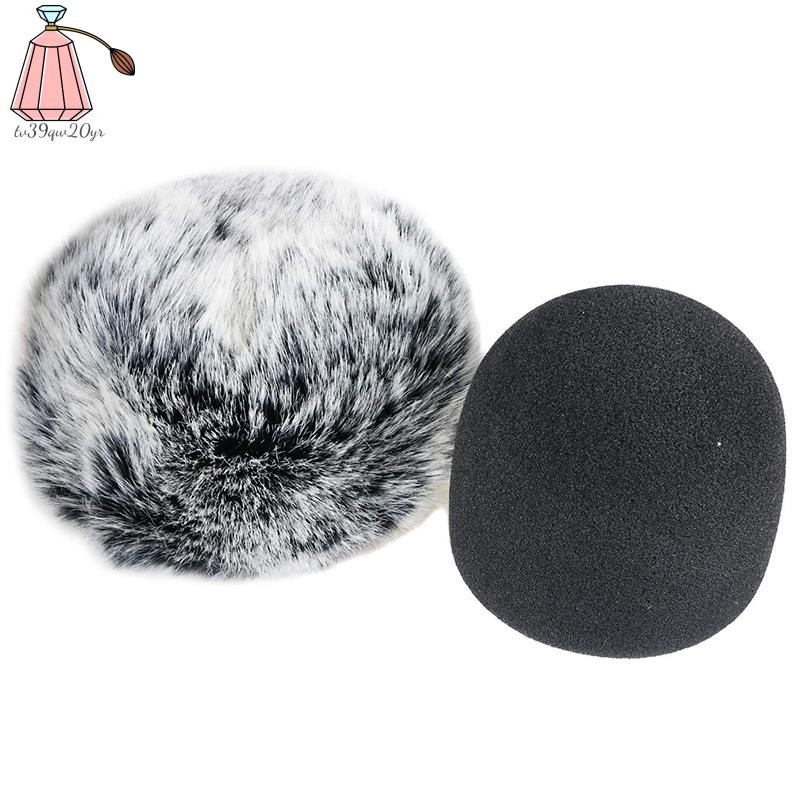 Furry Windshield Foam Microphone Windshield-สําหรับ Blue Yeti, Blue Yeti Pro USB Microphone Windshie
