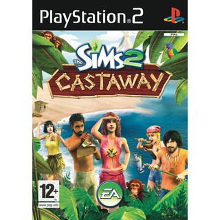 The Sims 2 Castaway ps2 แผ่นเกมส์ps2 เกมเพล2 เกมplay2