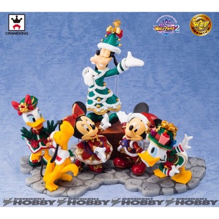 Christmas Costume Set ของแท้ JP - WCF Mega Banpresto [โมเดล Disney] (6 ตัว)