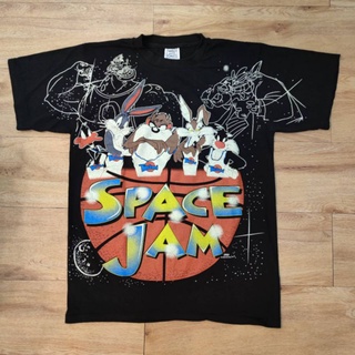 SPACE JAM Ovp overprint เสื้อการ์ตูนโอเว่อร์ปริ้น
