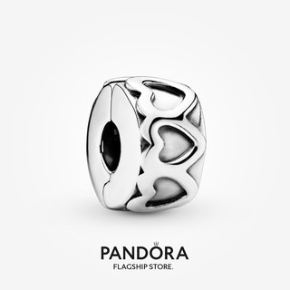 Pandora จี้รูปหัวใจ เครื่องประดับ สําหรับของขวัญวันเกิดผู้หญิง DIY p825