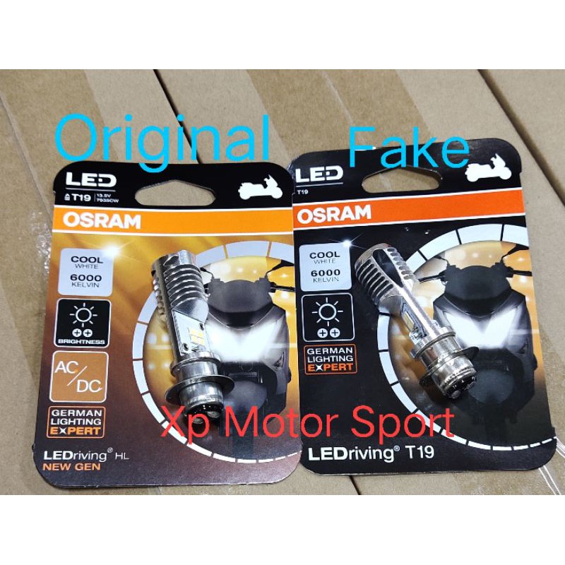 6000K Osram T19 White & Yellow Led Front Bulb สําหรับมอเตอร์ไซค์ทุกประเภท รุ่น T19 (Ac/Dc) 100% Ex5/