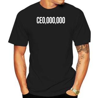 เสื้อยืดผ้าฝ้ายพิมพ์ลายแฟชั่น เสื้อยืดแขนสั้น พิมพ์ลาย Ceo Millionaires Ce0 000 000 สีดํา แฟชั่นฤดูร้อน