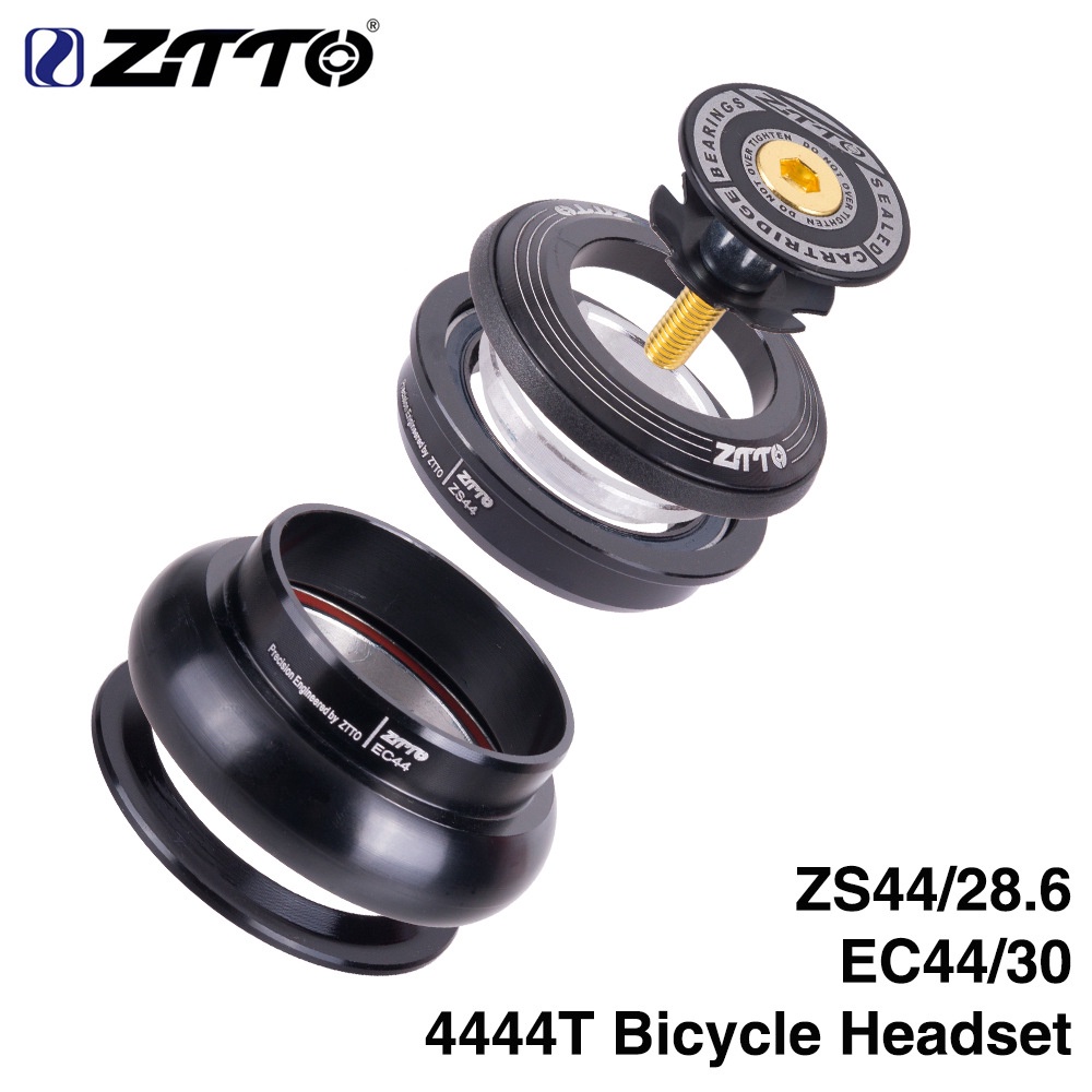 Lightweight Headset 49.7MM Straight Tube Bearing Headset For 28.6