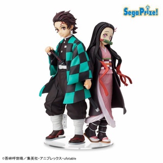 ฟิกเกอร์แท้🇯🇵Demon Slayer: Kimetsu no Yaiba Tanjiro Nezuko Sibling Bonds Ver. Super Premium Figure