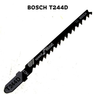 ใบเลื่อยจิ๊กซอ T244D ตัดไม้หนาพิเศษ Bosch HCS จำนวน 1 ใบ