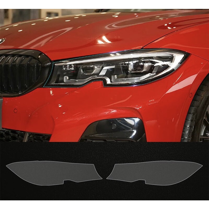 BMW G20 Headlight Vinyl TPU ฟิล์มกันรอยไฟหน้า คู่ kc_performance