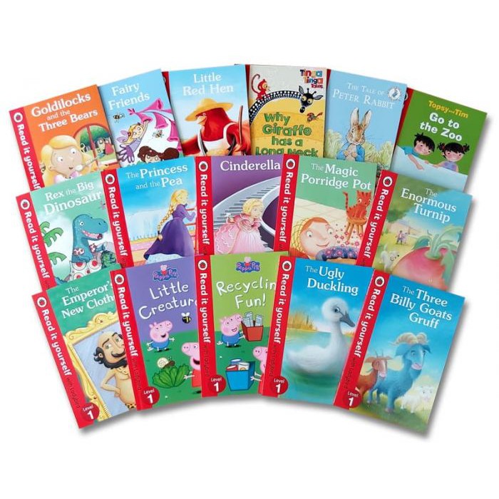 ⚡️หนังสือใหม่🌟Read It Yourself with LadyBird แยกเล่ม  Level 1  ถึง Level 4⚡️