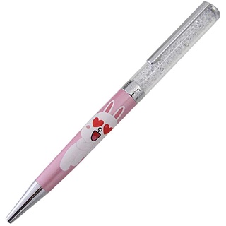 ปากกา swarovski แท้ 100% Line Friends Conny Ballpoint Pen, Pink, Chrome plated