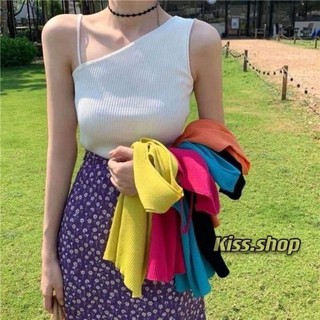 Kiss.shop🌟พร้อมส่ง🌟เสื้อไหมพรม สไตล์เกาหลี น่ารักเวอร์(9a18)