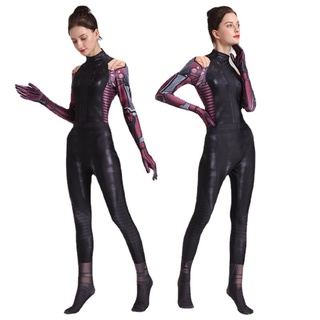 ชุดบอดี้สูทคอสเพลย์ Alita Battle Angel Rosa Salazar Zentai เหมาะกับปาร์ตี้ฮาโลวีน สําหรับผู้ใหญ่ และเด็ก