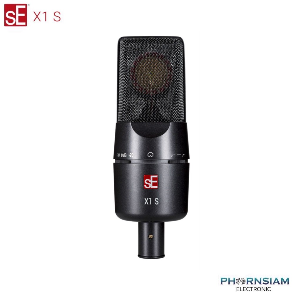Phornsiamelectronic sE Electronics X1 S Large-diaphragm Condenser Microphone ไมโครโฟน สีดำ