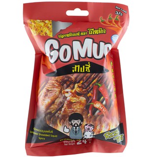 โกหมึกหมึกหยองรสสไปซี่ 24กรัม Go Squid Squid Spicy Flavor 24g.