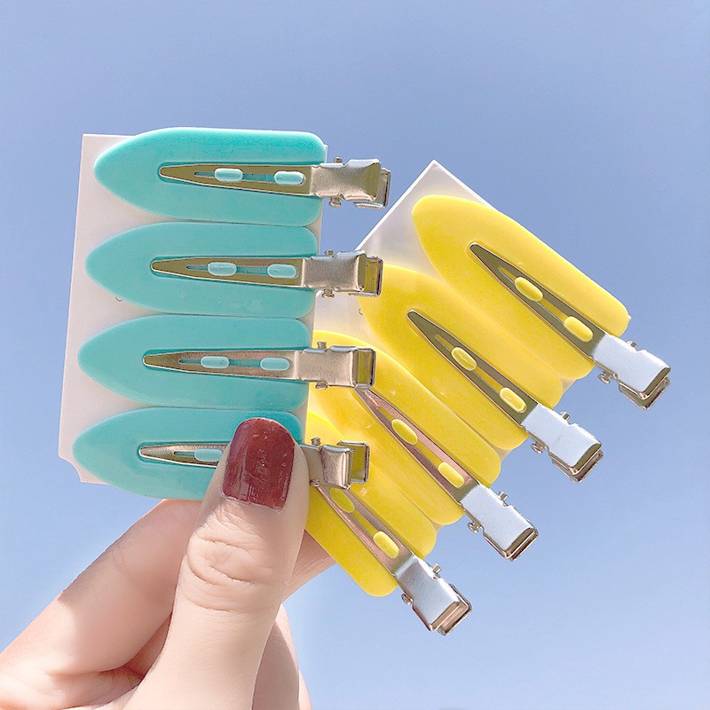 กิ๊บติดผม 5 สีสําหรับแต่งหน้า Barrette อุปกรณ์เสริมใบหน้า

