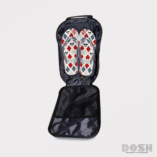 DOSH BAG:SHOES ORGANIZER POUCH กระเป๋าสีเทา ลิขสิทธิ์BATMAN รุ่น EBMAB5006-GY