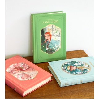 Indigo 2022 ไดอารี่ Diary  Anne of green gables by Kim min ji ซับไทย For every year สมุดบันทึก Ann story journal Planner, Korea Stationery Notebook