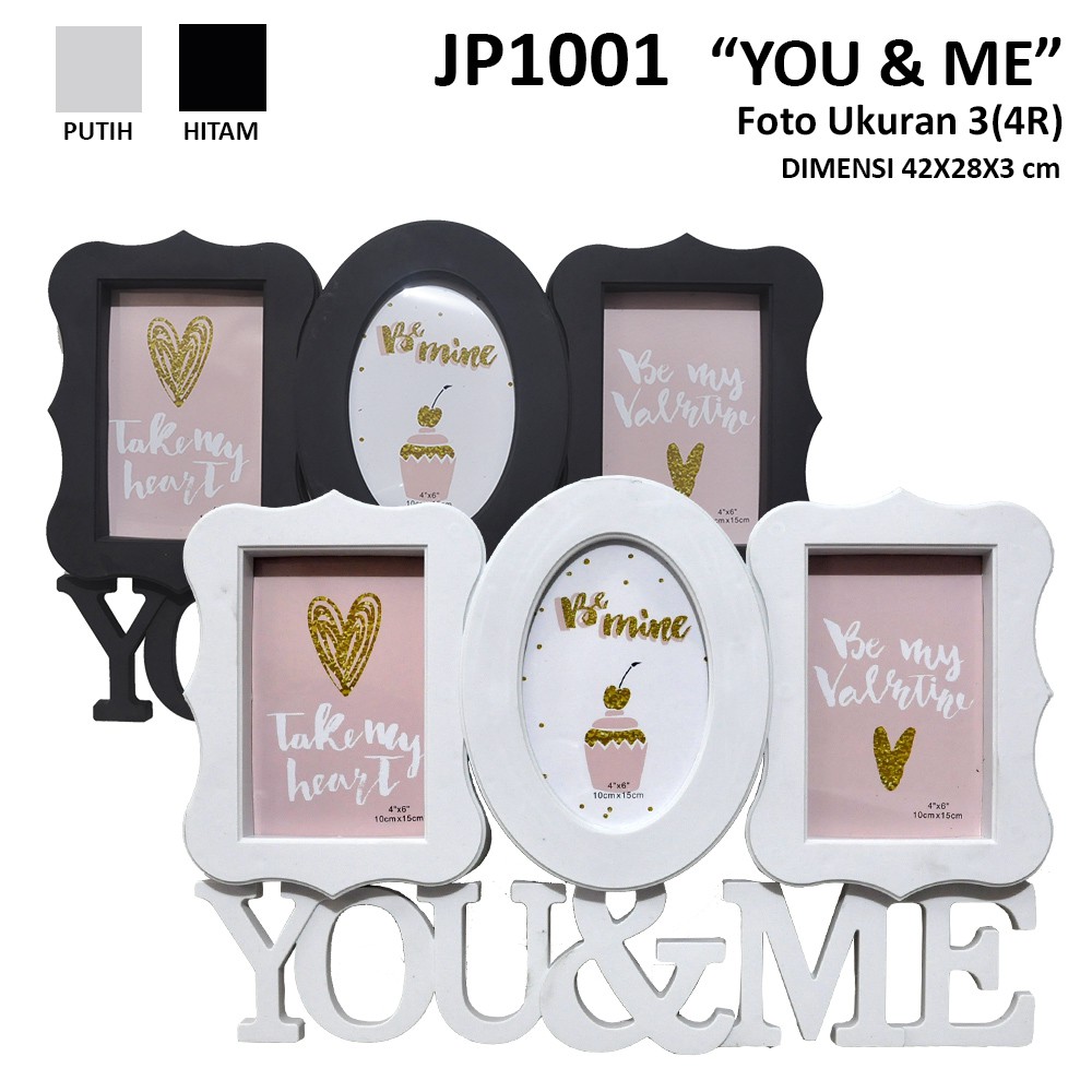 กรอบพลาสติก/JP1001 กรอบรูป You&Me กรอบรูป 4R กรอบรูป