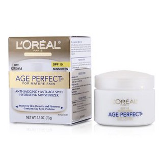 LOREAL Skin-Expertise Age Perfect Hydrating Moisturizer SPF 15 (For Mature Skin) Size: 70g/2.5oz