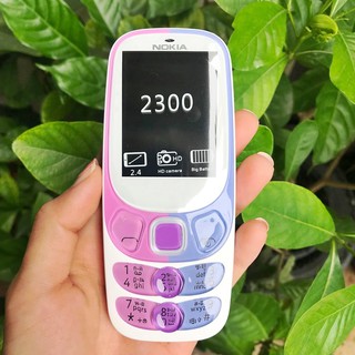 โทรศัพท์มือถือ NOKIA 2300 (สีขาว) 2 ซิม 2.4นิ้ว 3G/4G  โนเกียปุ่มกด  2031