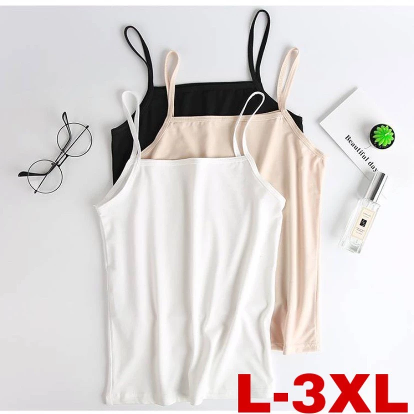 อก 32-42 นิ้ว ❤️เสื้อซับในผู้หญิง 3 สี L, XL, 2XL, 3XL ไซส์ใหญ่ สาวอวบ