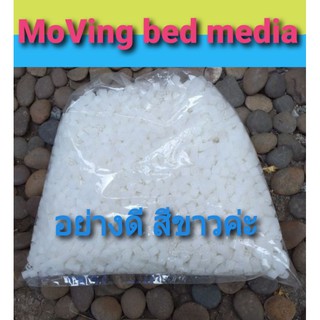 moving bed media สารกรองตู้ปลา-บ่อปลา 1กิโล